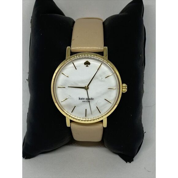 Kate Spade New York 0073 Women's Beige Leather Analog Dial Quartz Watch MP29